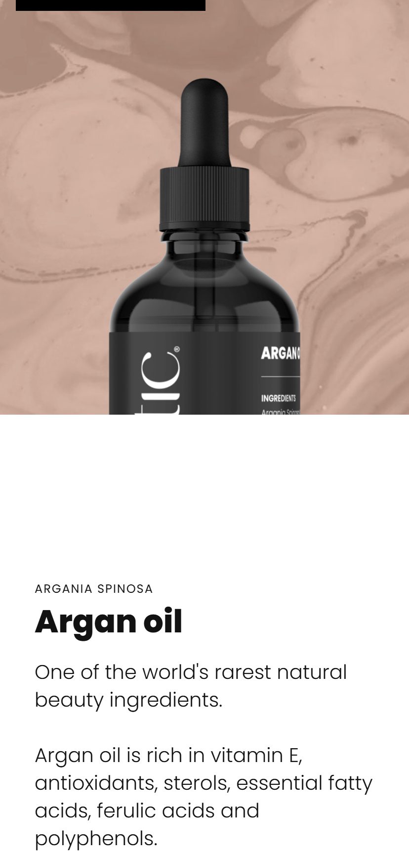 Arganistic on mobile