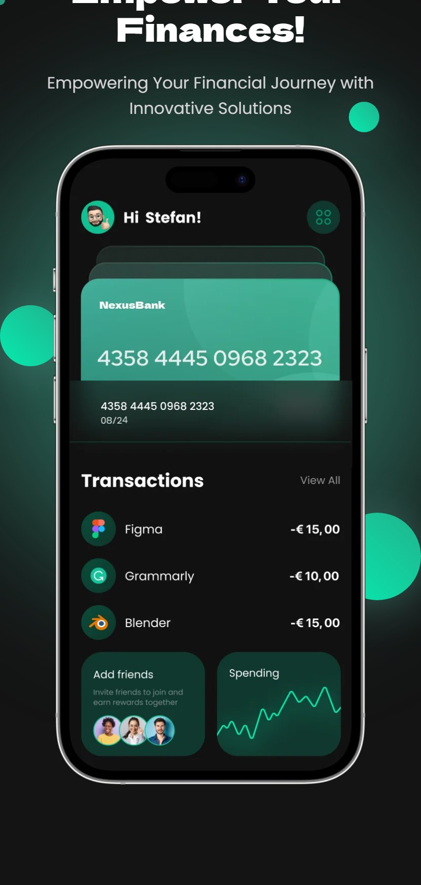 Nexus Bank mobile hero
