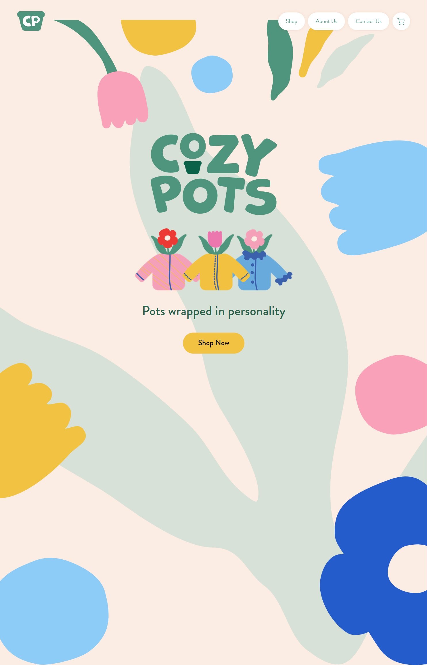 Cozy Pots website