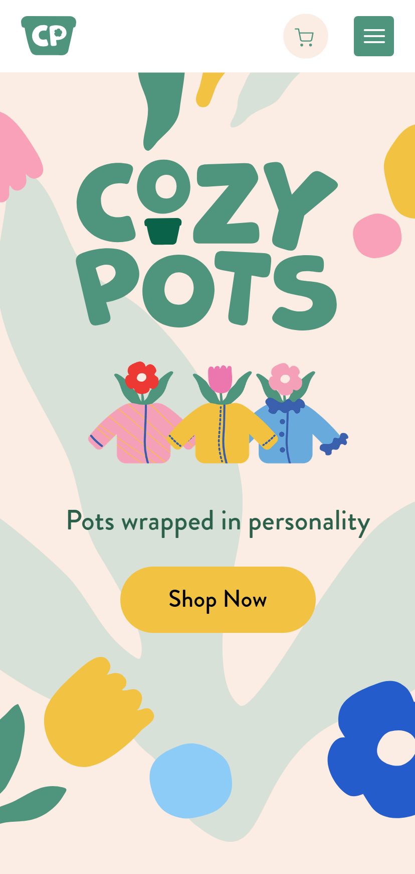 Cozy Pots on mobile