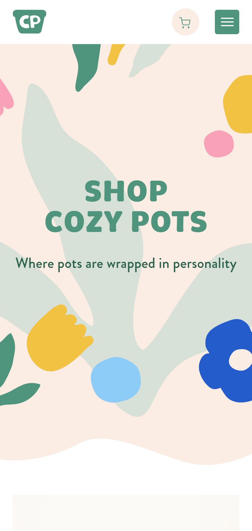 Cozy Pots mobile Product