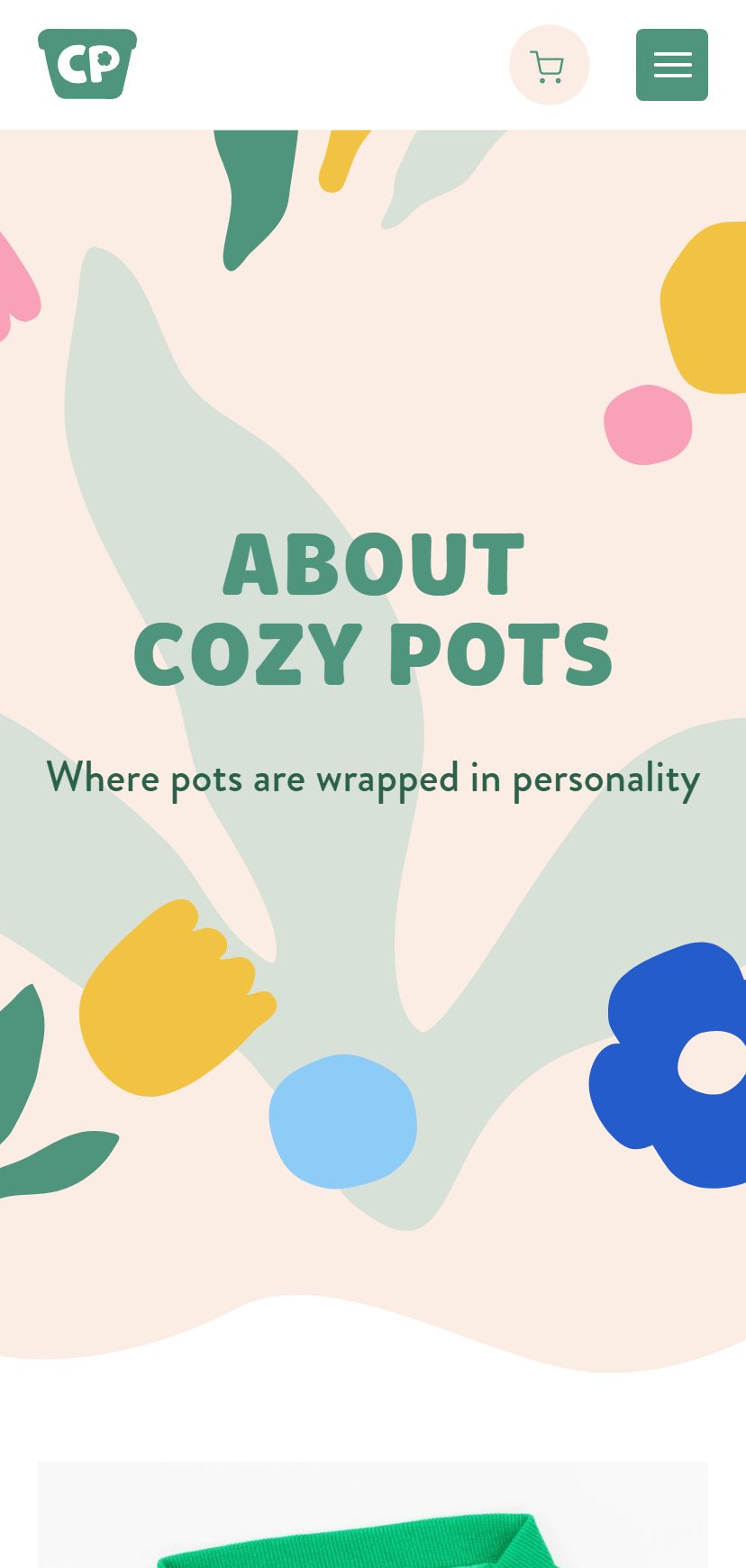 Cozy Pots mobile Cart