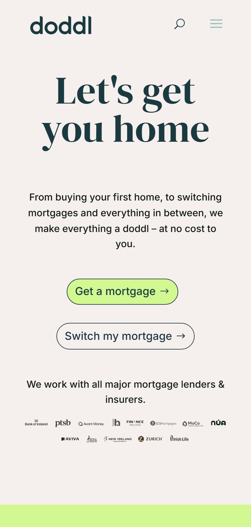 Doddl on mobile