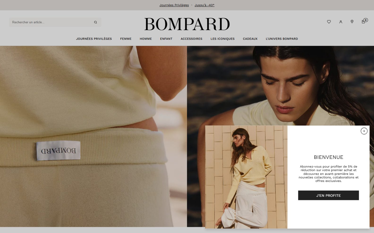 Eric Bompard on desktop
