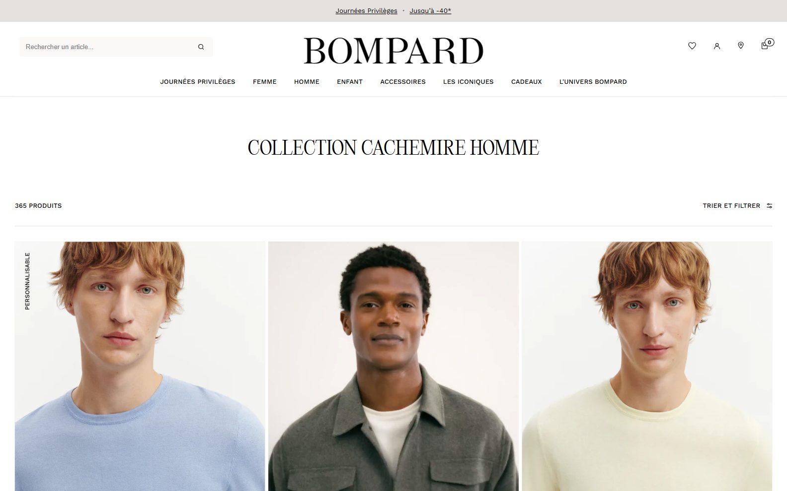 Eric Bompard Homme