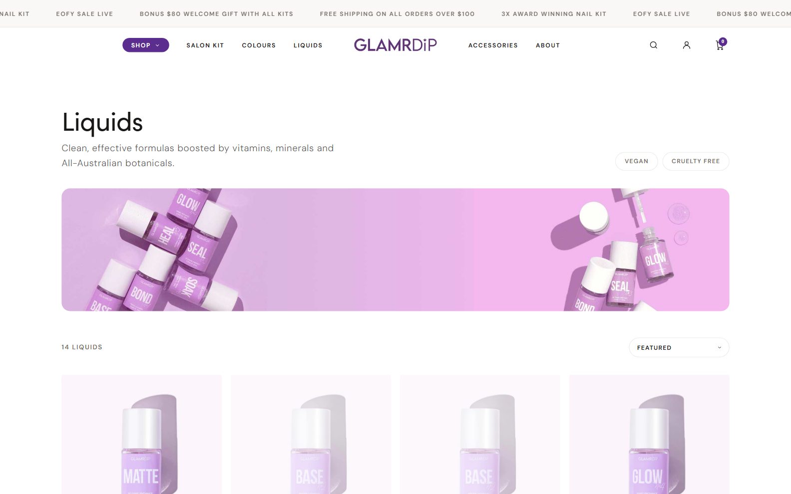 GLAMRDiP Liquids