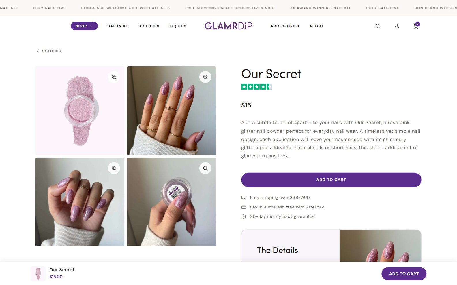 GLAMRDiP Product