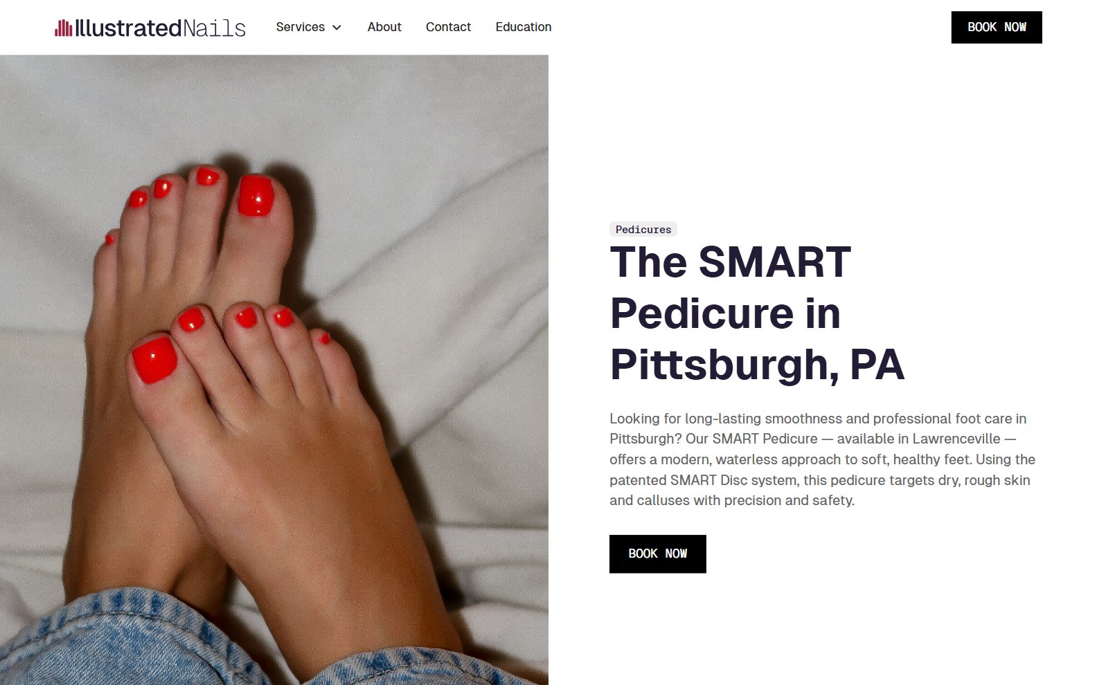 Illustrated Nails The Smart Pedicu