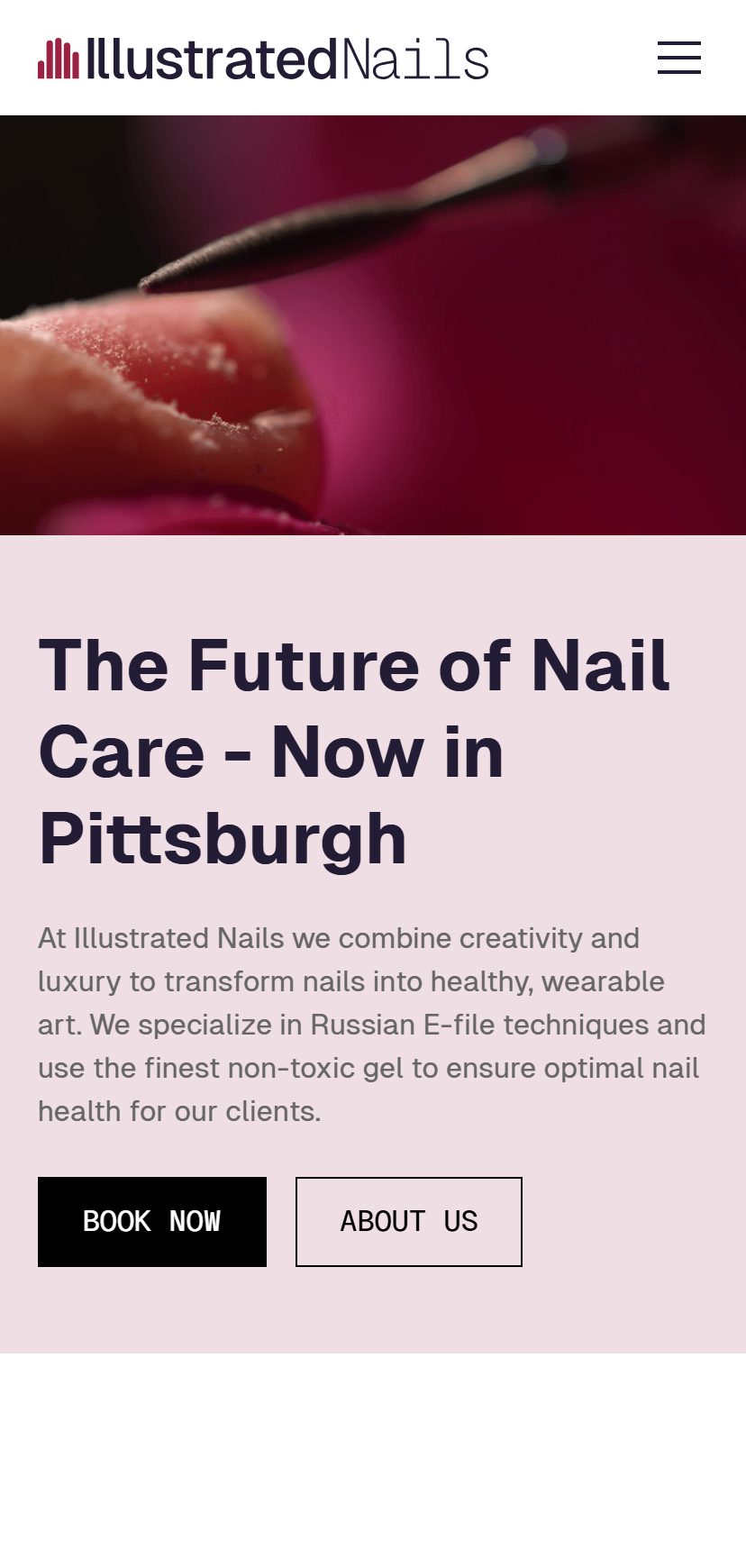 Illustrated Nails on mobile
