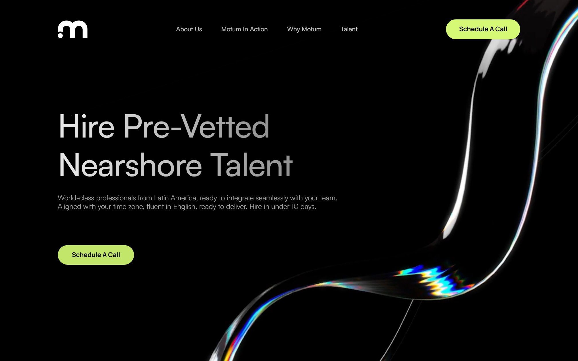 Motum on desktop