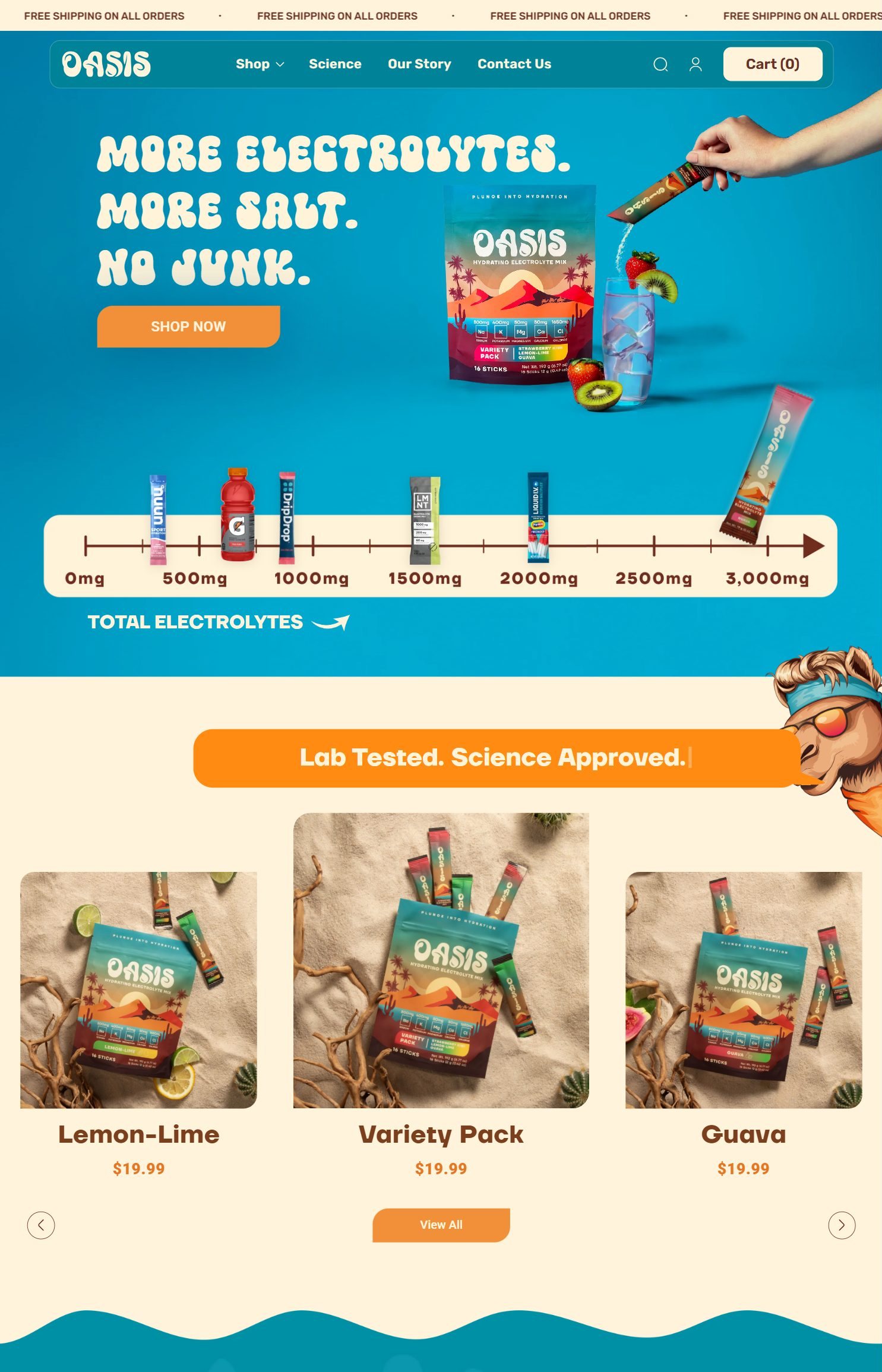 Oasis website
