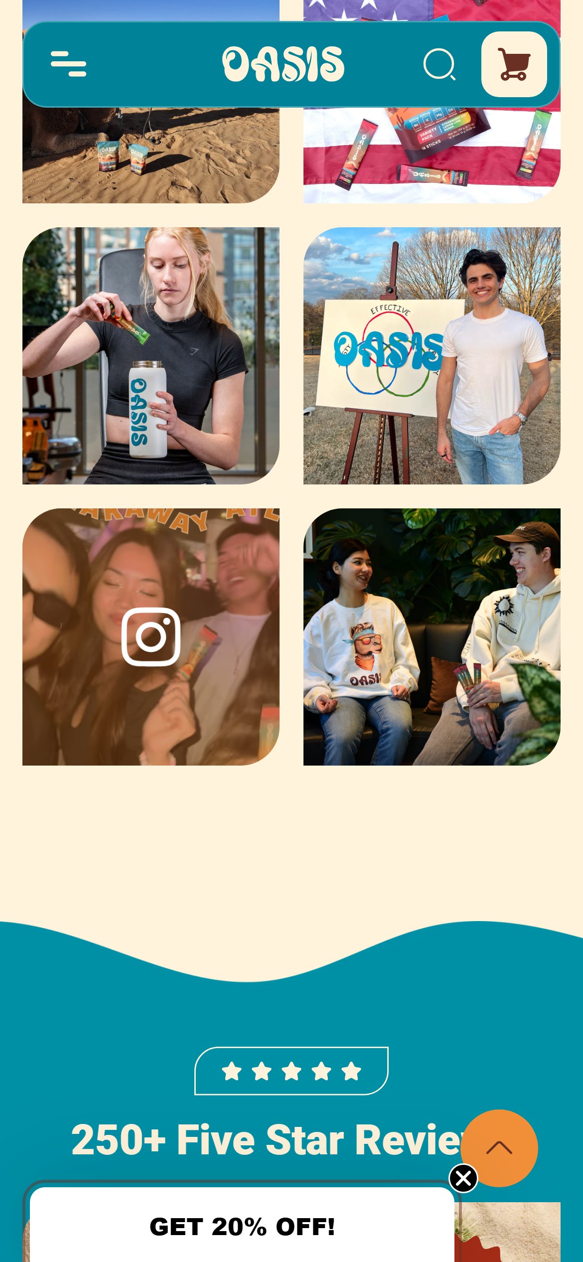 Oasis mobile product