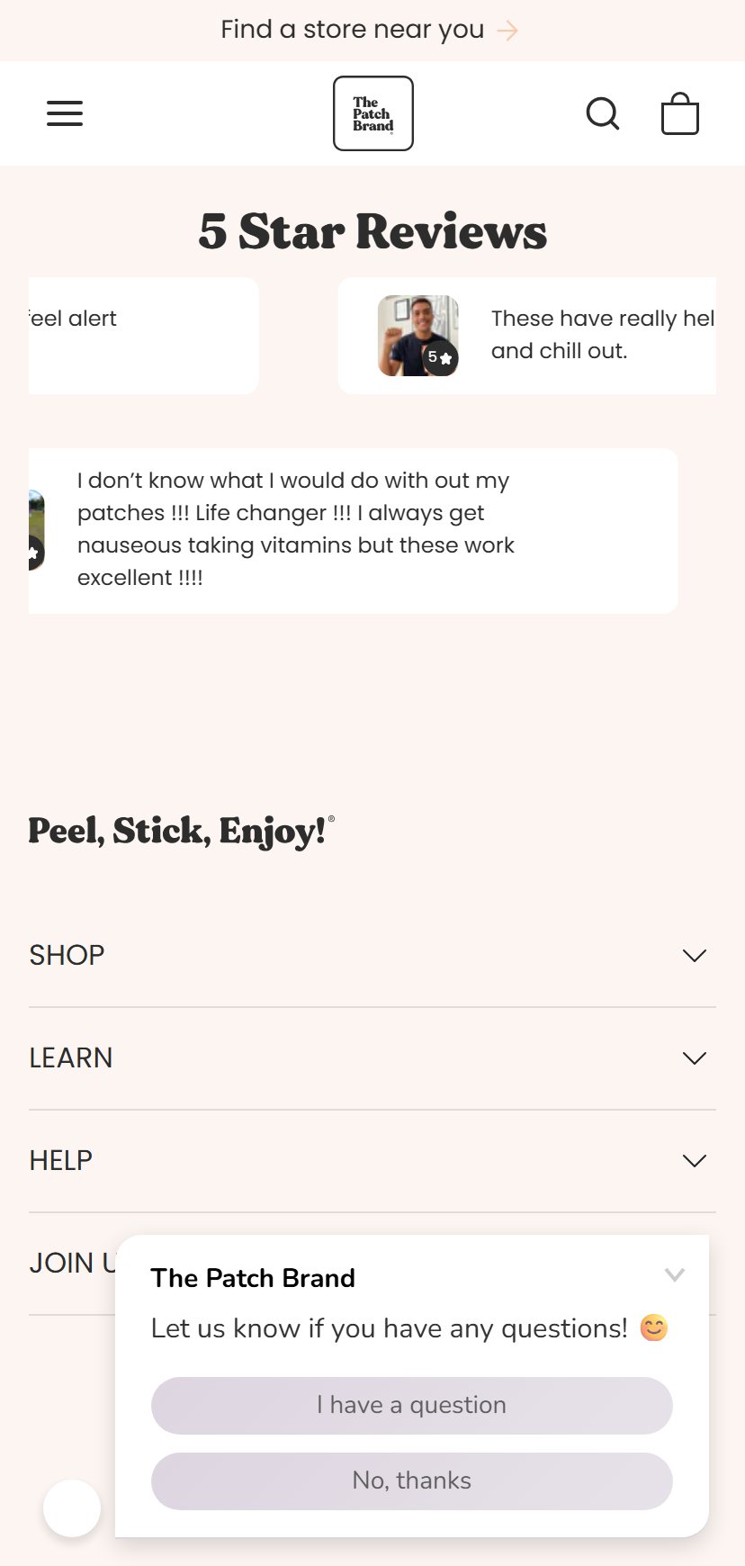 Patch mobile cart