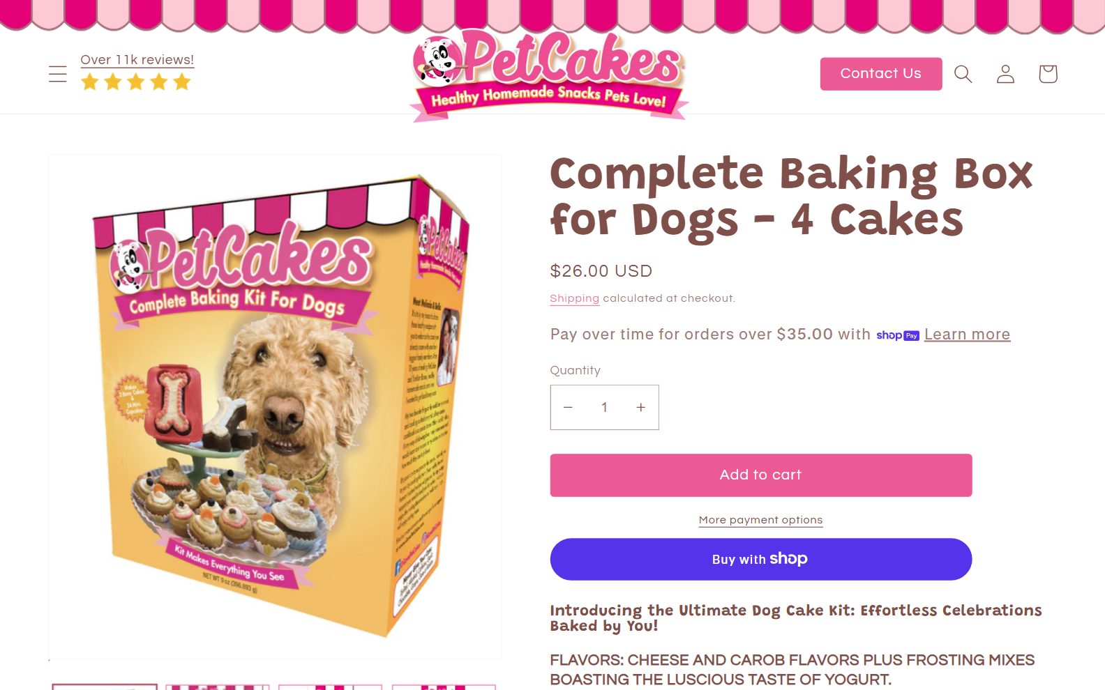 PetCakes Product