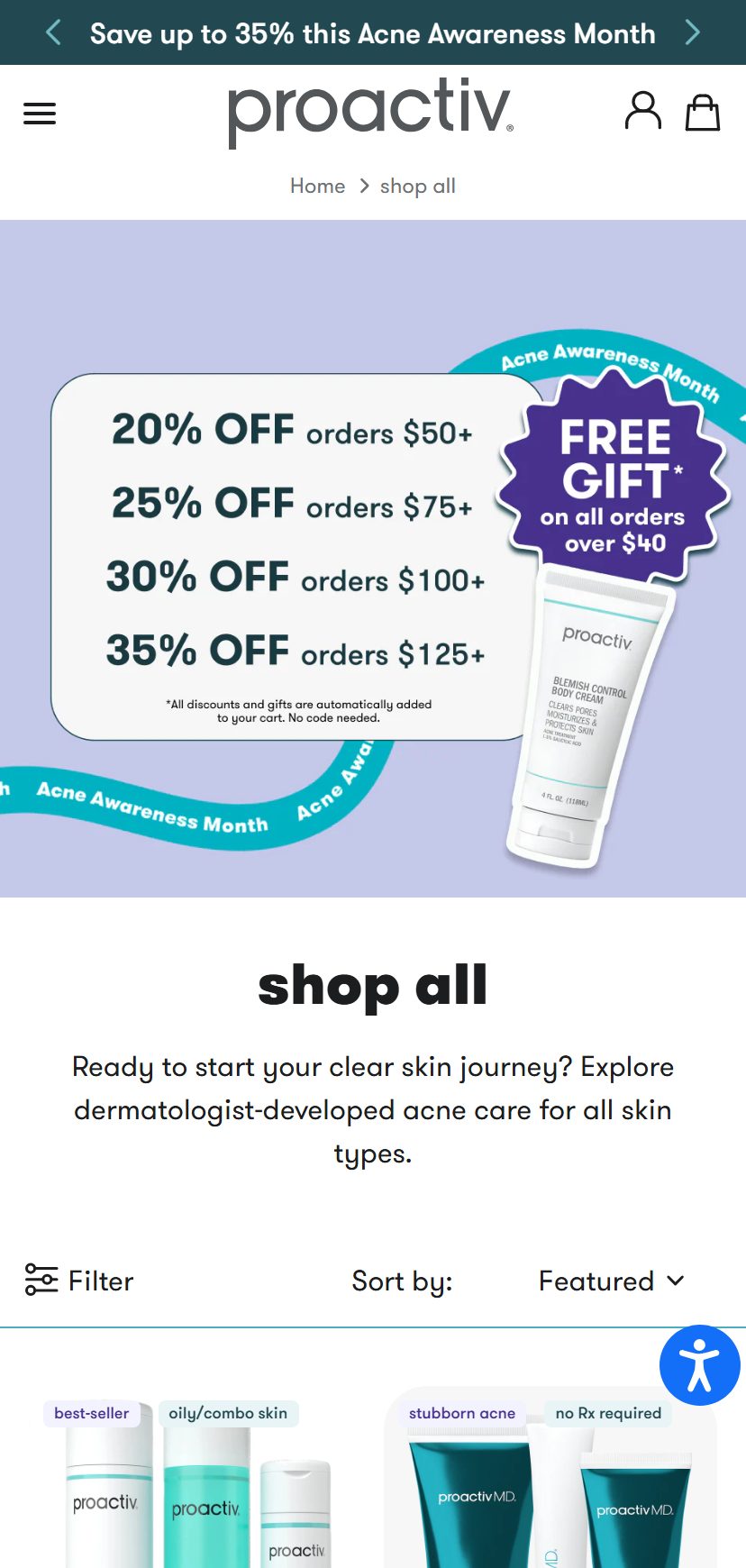 Proactiv mobile Subscribe