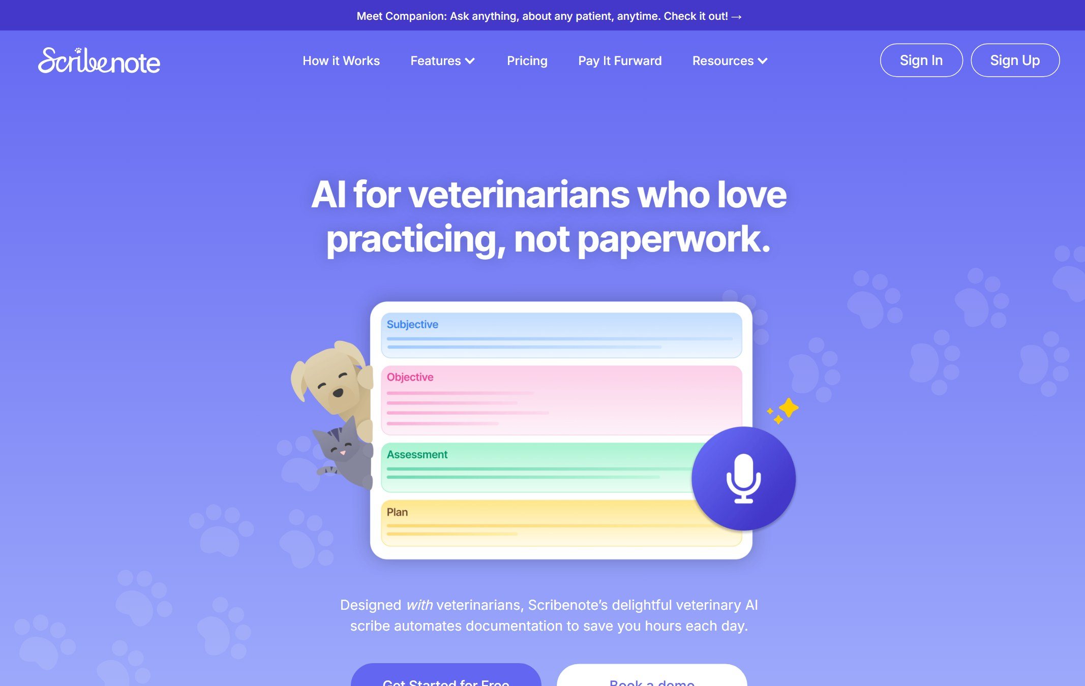 Scribenote website