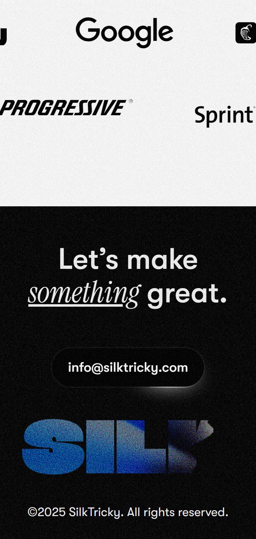 Silk Tricky mobile Contact