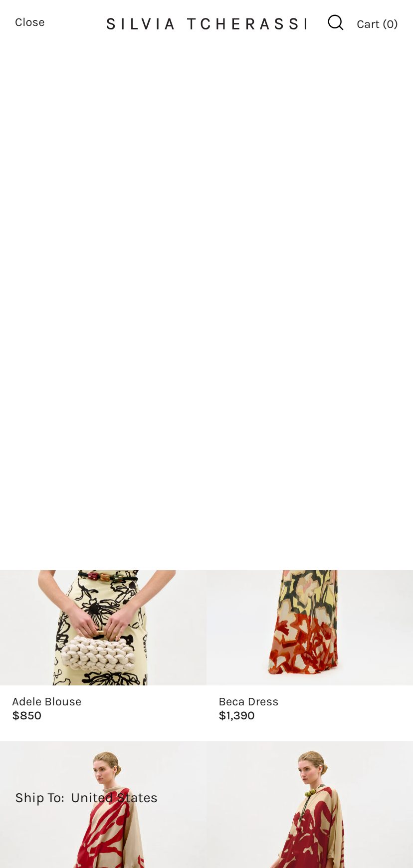 Silvia Tcherassi mobile Lookbook