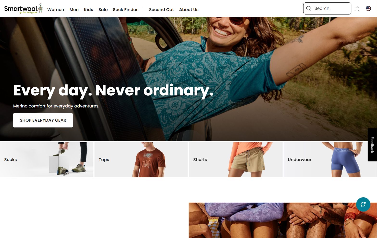 Smartwool on desktop