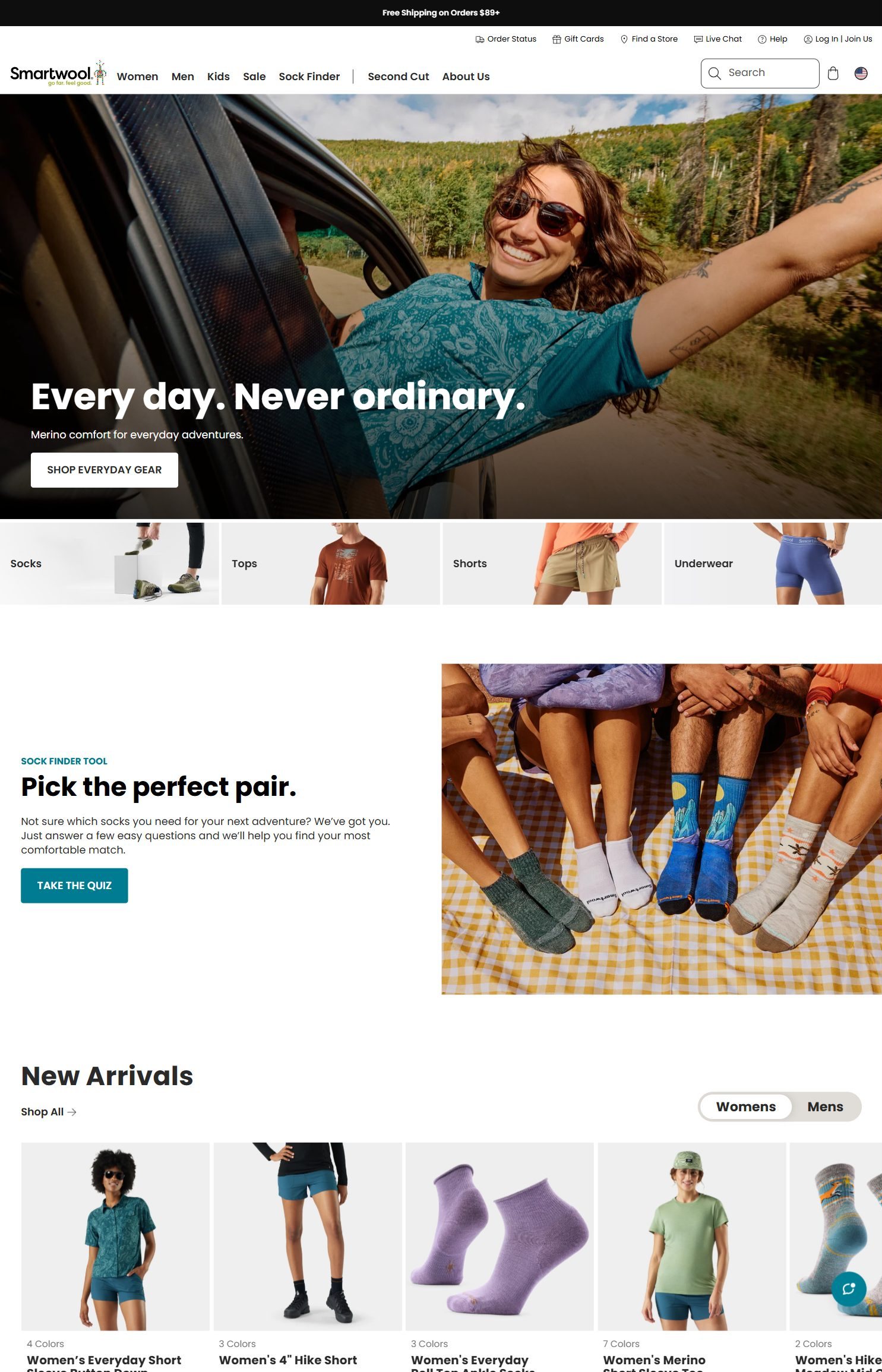 Smartwool website