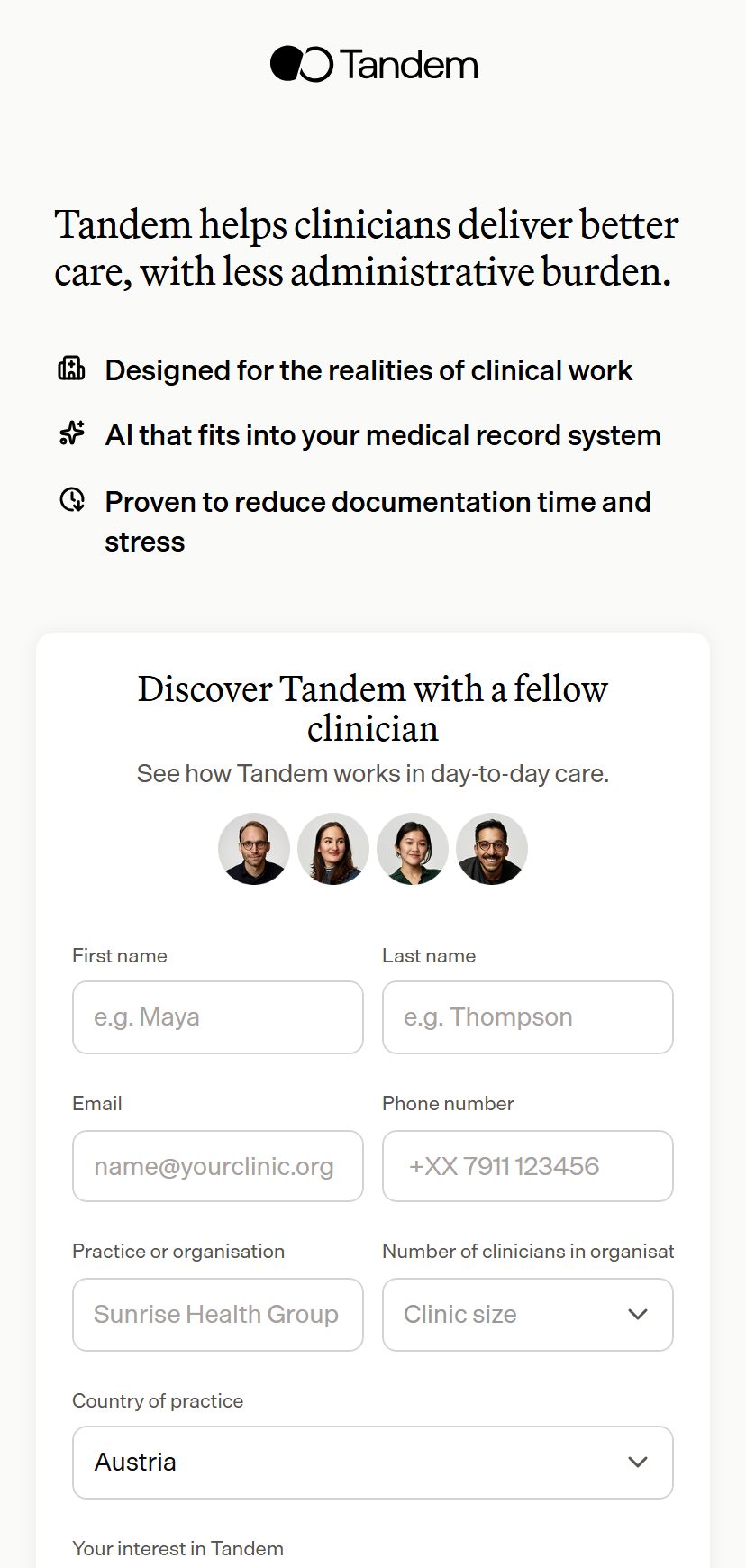 Tandem mobile trust