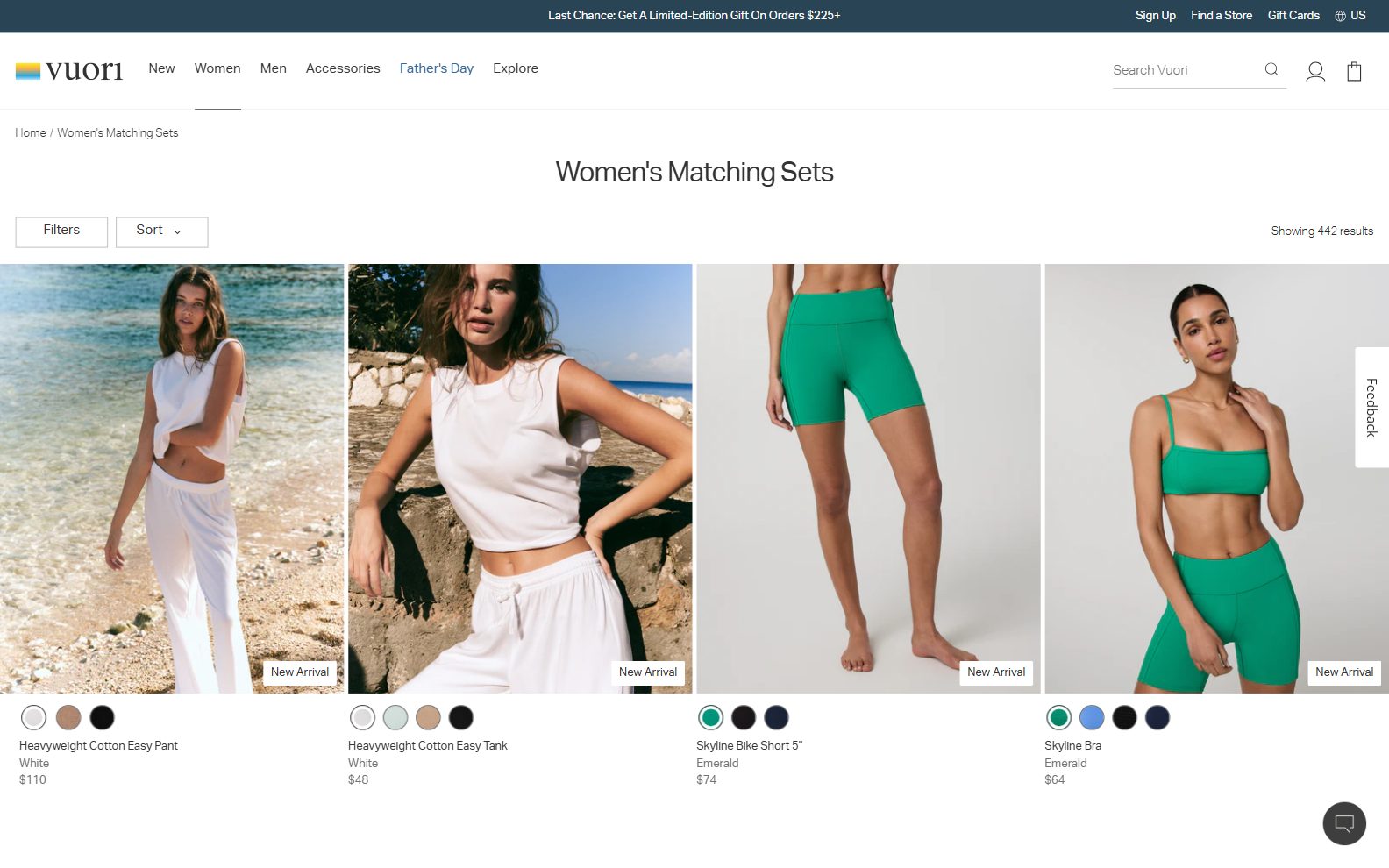 Vuori Matching Sets